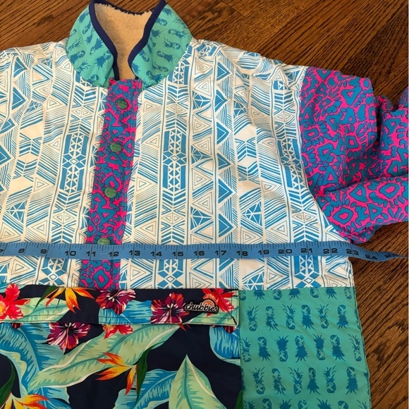 Chubbies | Men's The Party in the Front Reversible Jacket Sz L - Picture 10 of 10